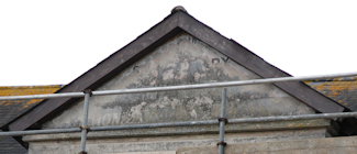 Pevensey - Eastbourne Road Drill Hall - Portico over entrance